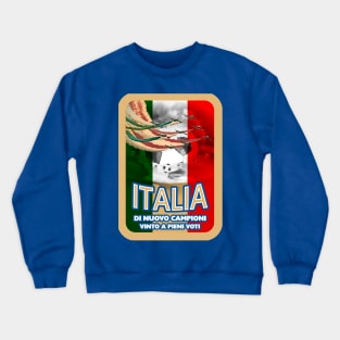 Italia European Football Won with Flying Colours Crewneck Sweatshirt